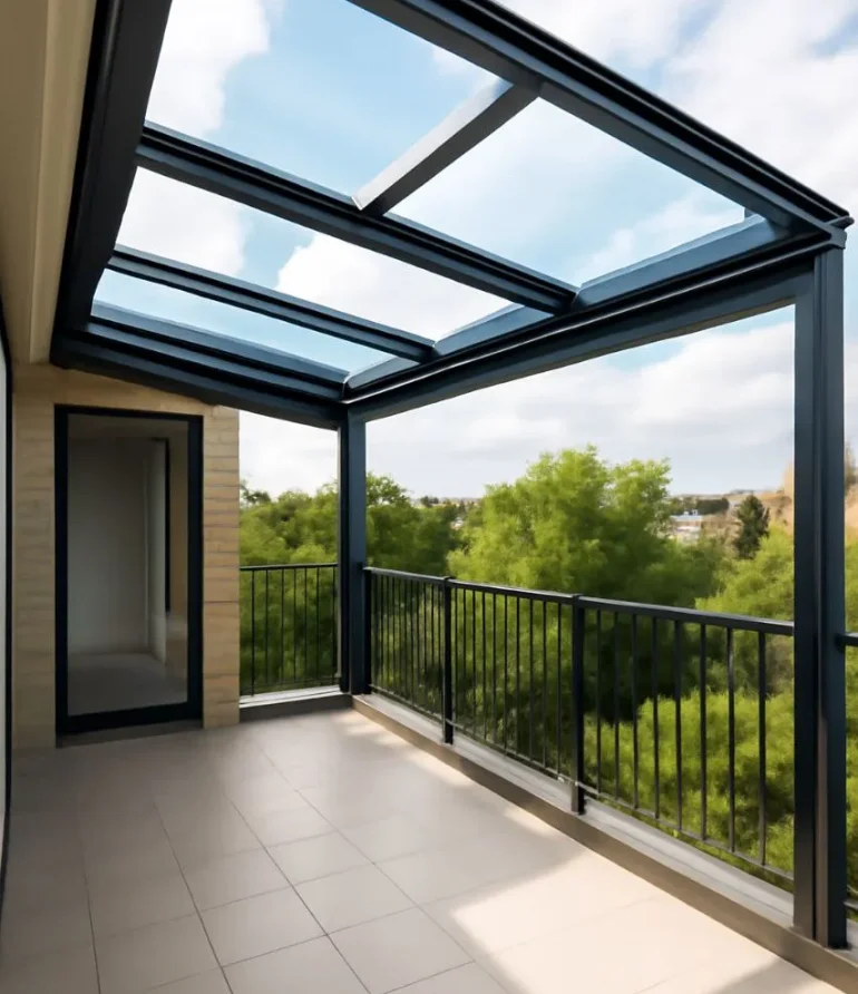 سقف متحرک بالکن